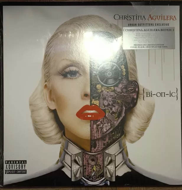 Christina Aguilera Bionic 3xVinyl LP Limited Edition Clear Splatter NM-