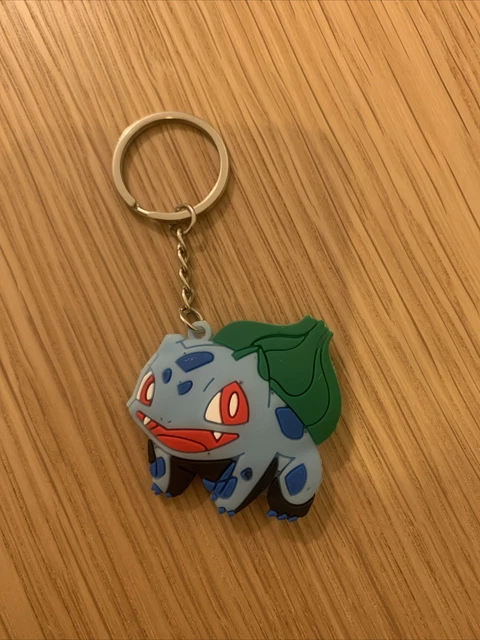 Neu Pokémon Schlüsselanhänger 3D Metallring | Silikon Gummi |  Bisasam Bulbasaur