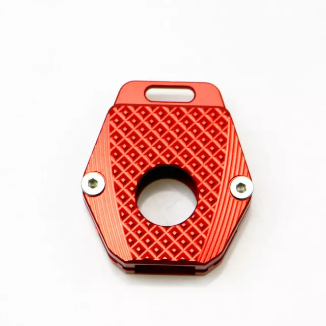 CNC Aluminium Motorcycle Key Cover Case Red Keychain For Honda CB Shadow Fury