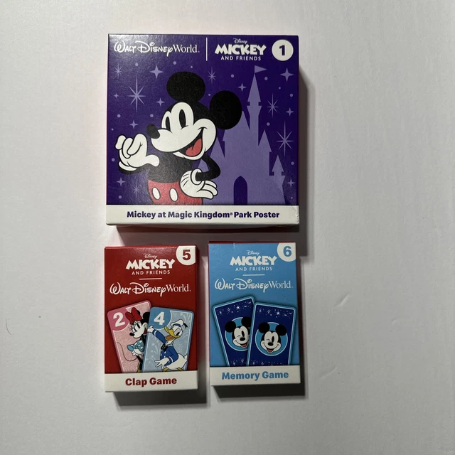 MCDONALDS HAPPY MEAL Toys Disney Mickey and Friends Clap Memory Games