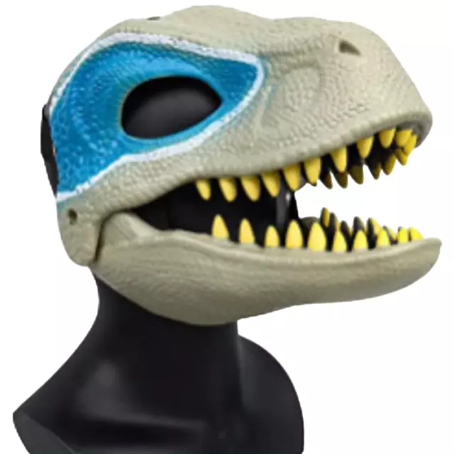 3D Dinosaur Mask with Moving Jaw Headgear for Fancy Dress