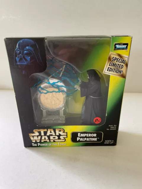 Star Wars The Power of the Force Emperor Palpatine Neu + OVP (B027)