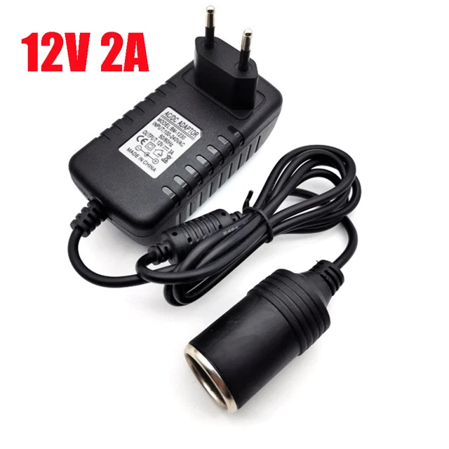 KFZ Netzadapter 230V Auf 12V 2A 220V AC-DC Spannungswandler zigarettenanzünder