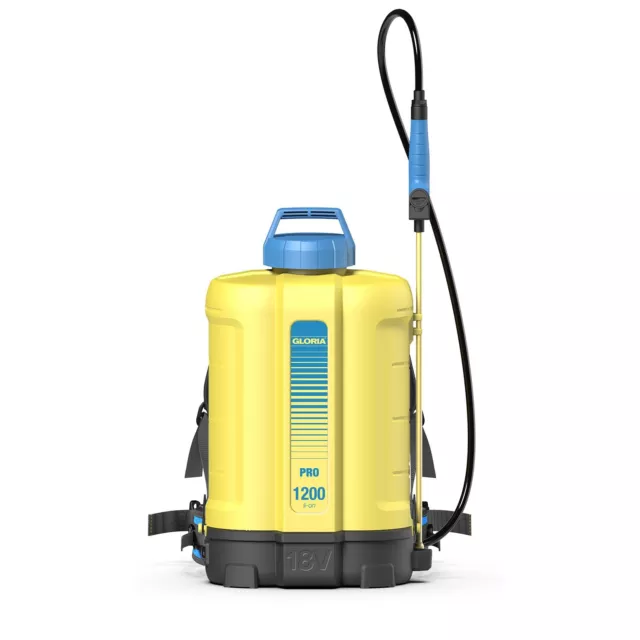 GLORIA Akku Drucksprühgerät Pro 1200 li-on Sprüher Gartenspritze Unkrautspritze