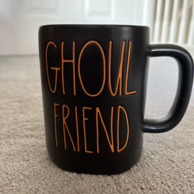Rae Dunn Halloween schwarz und orange Ghul Friend Becher - Tkmaxx
