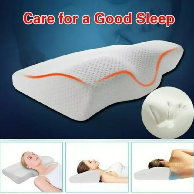 Neck Pain Support Slow Rebound Memory Foam Pillow Cervical A2A9 Contour εс