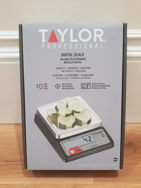 Escala De Control De Porciones Digital Profesional Taylor Te32Ft Totalmente Nueva En Caja Sellada