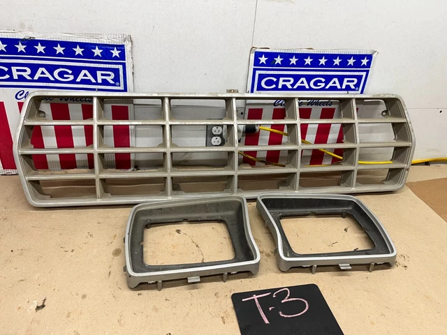 Used Oem Grille Headlight Bezels 1978 1979 Ford Truck F100 F150 F350 Bronco Oe !