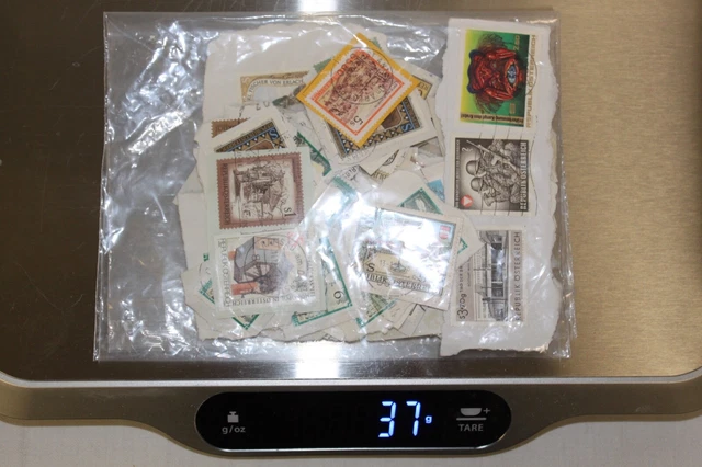 Briefmarken Österreich Sammlung - Konvolut 32g - Marken gestempelt ungelöst