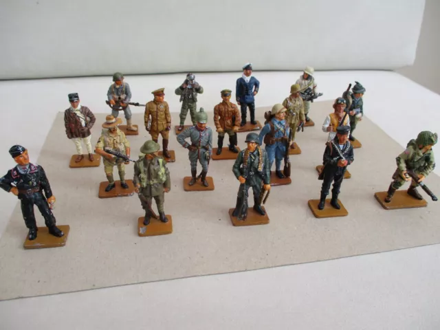 Del Prado Men at War Metal Soldiers Figures Job Lot