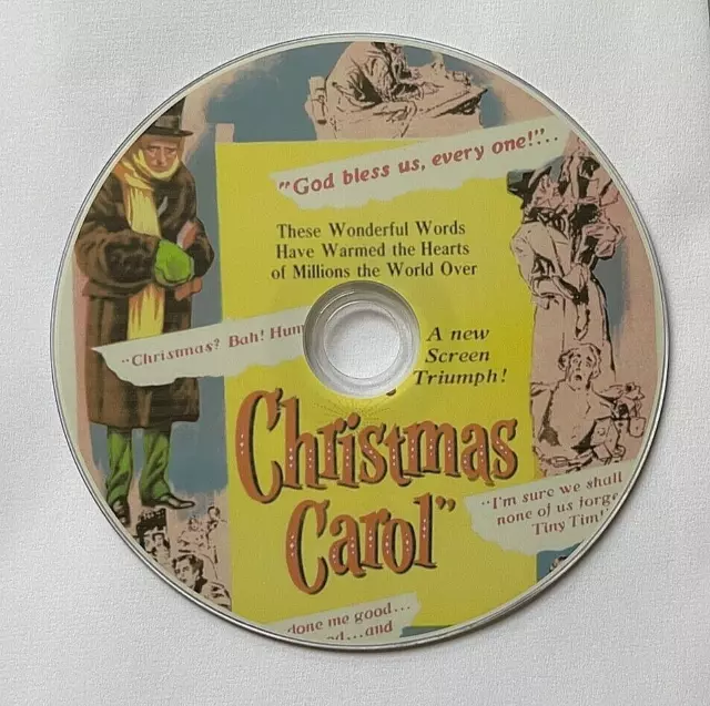 A Christmas Carol Scrooge DVD 1951 Alastair Sim Charles Dickens Free post PD