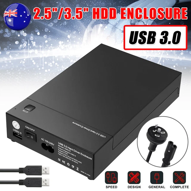 USB 3.0 Hard Drive Case Disk 2.5" SATA HDD SSD Hard External Enclosure Box Parts