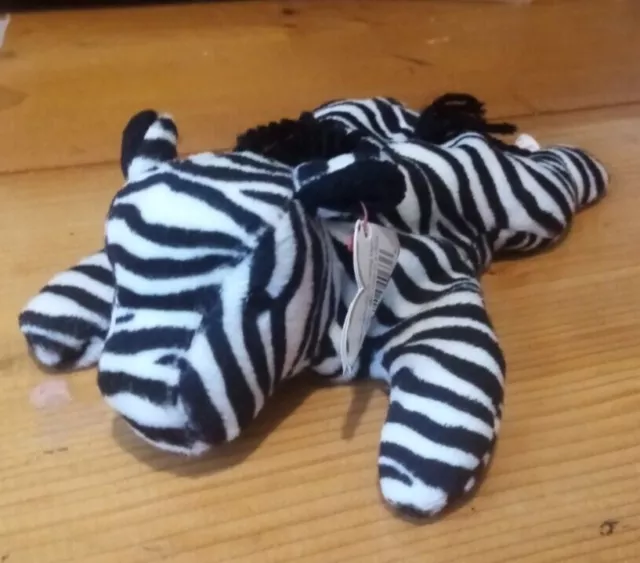 Vintage Ty Beanie Babys Ziggy Zebra im Ruhestand Beschreibung lesen