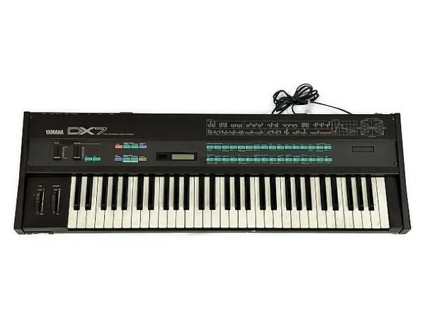 YAMAHA DX7 DIGITAL Programmable Algorithm Synthesizer keyboard Tested £ ...