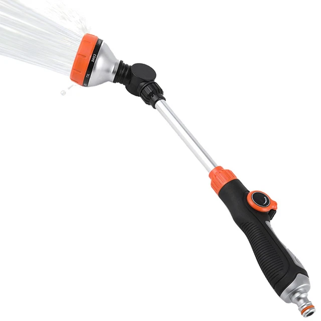 High Pressure Water Spray Gun Metal Nozzle Car Garden Lawn Wash Hose Pipe