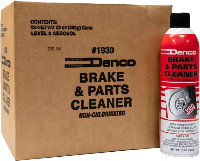 Denco #1930 Brake Cleaner - 13 oz Net Wt - 15.3 fl oz - 12 to 88 Pack (12)