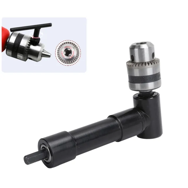 Right Angle Drill Chuck Black Right Angle Drill Adapter For Electric Drill