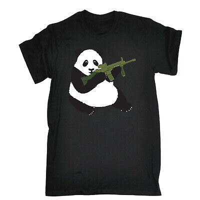 Armed Panda - Mens Funny Novelty Tee Top Gift T Shirt T-Shirt Tshirts