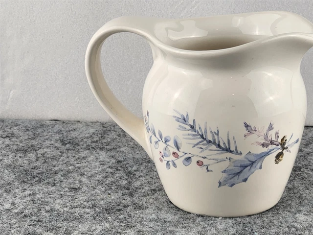 Pfaltzgraff winter frost creamer one Pfaltzgraff winter frost creamer one