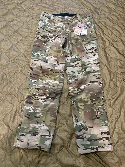 Beyond Clothing MULTICAM A5 RIG SOFT SHELL PANTS - Fleece lined - Large - NEW