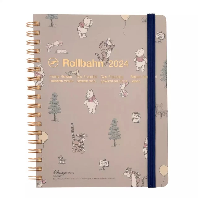 PREORDER DISNEY STORE JAPAN 2024 Schedule Book Rollbahn Winnie The