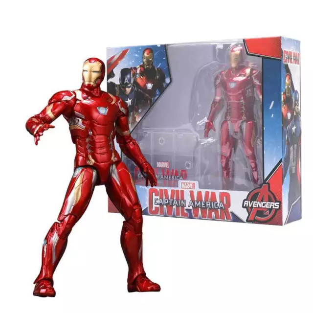 Marvel Avengers Held Iron Man 18cm Action figur Superheld Modell Geschenk DE