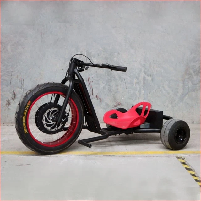 Westmob R2 - 1500w Electric Drift Trike Slider 48V Big wheel RED