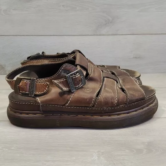 DR.MARTENS MENS Y2K Vintage Chunky Tractor Platform Sandals shoes sz 12 ...