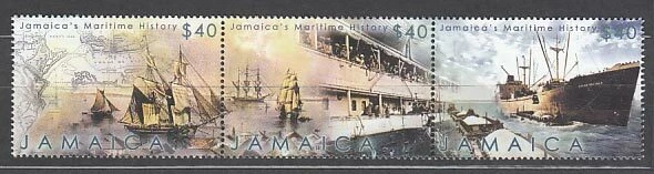 Jamaïque - Courrier Yvert 1022/4 MNH Bateaux