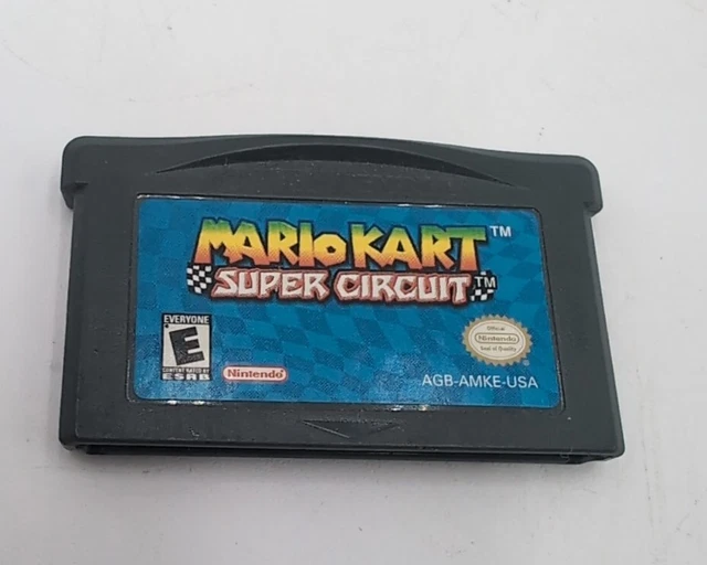 MARIO KART SUPER Circuit (Game Boy Advance GBA, 2001) Authentic Tested