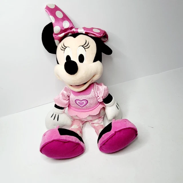 DISNEY MINNIE MOUSE Singing Talking Bowtique Talking Doll Toy Plush 14