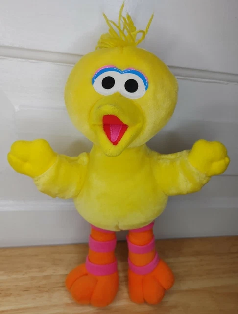 Fisher Price Mattel Sesame Street 10" Big Bird Plush Stuffed Animal Posable