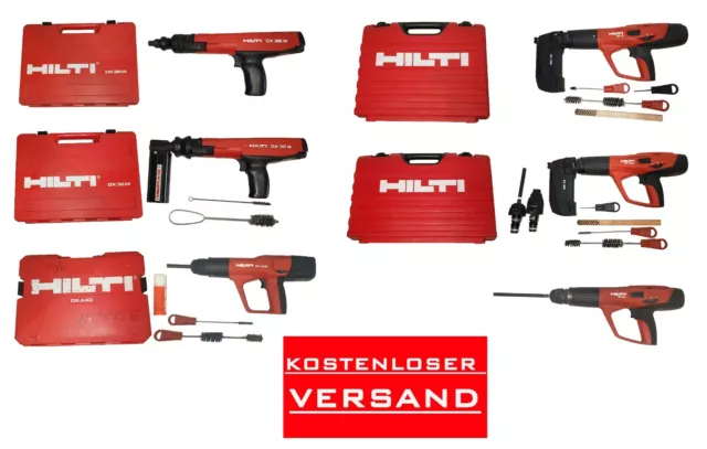 Hilti DX Bolzensetzgerät 450, 36 M, A 40, A 41, DX 460, DX 5, DX 6 mit Koffer