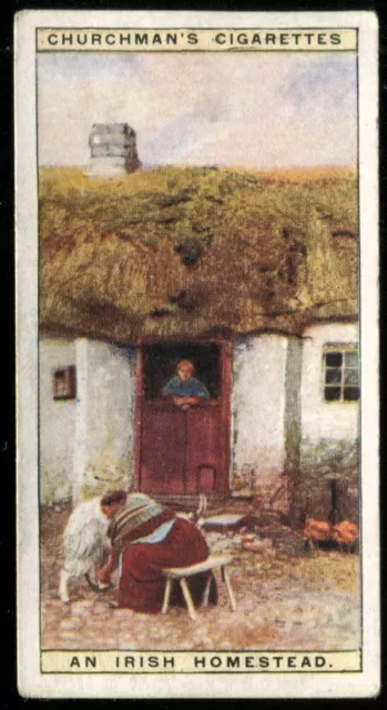 Tobacco Card, Churchman, CURIOUS DWELLINGS, Std, 1926, Irish Homestead, #22