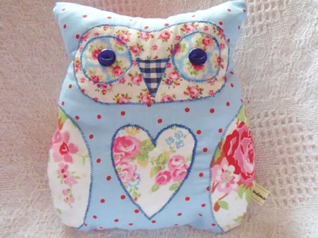 Sewing Craft Kit Owl Cushion Patchwork Cath Kidston Fabrics Included Gorgeous !!