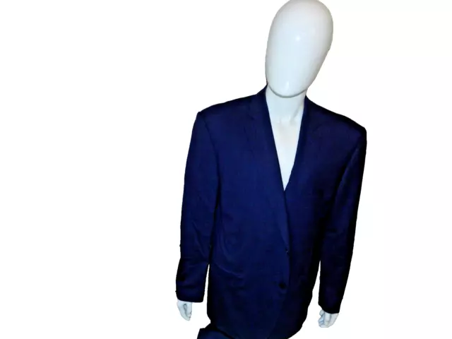 New Pal Zileri Made by Iuliana Blue 2 Button Suit Size 48L W 40 L 31