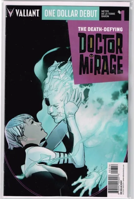 ONE DOLLAR DEBUT- DEATH DEFYING DR MIRAGE #1 NM Valiant Comics - Vault 35