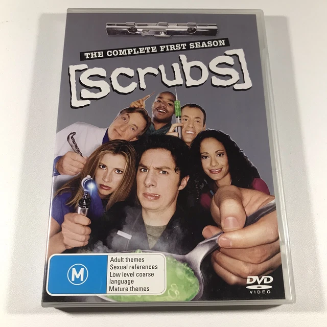 SCRUBS THE COMPLETE First Season DVD Region 4 PAL TV Series Zach Braff