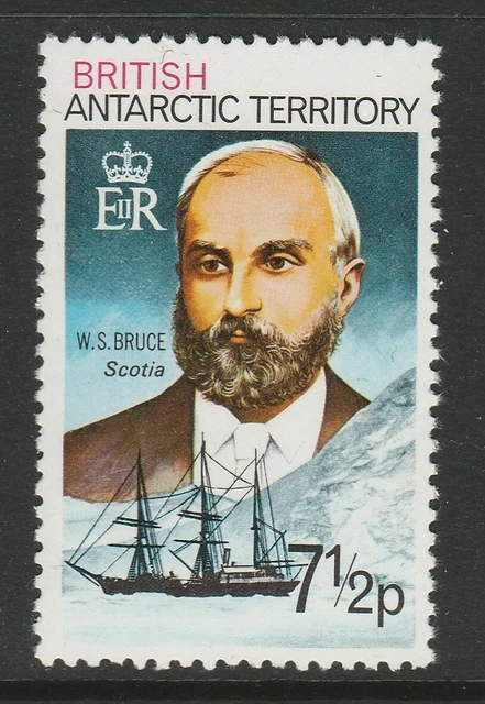 BRITISH ANTARCTIC TERRITORY 1975-81 7½p Perf 12 SG 73 Mnh/ Unmounted