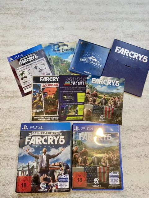 Far Cry 5 Deluxe Edition PS4 PlayStation Sony - Ubisoft Unbespielt Wie Neu 4 18