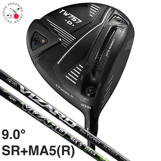 HONMA T//WORLD TW757 Type-S Driver 10.5 VIZARD SR-Flex +Extra MP6