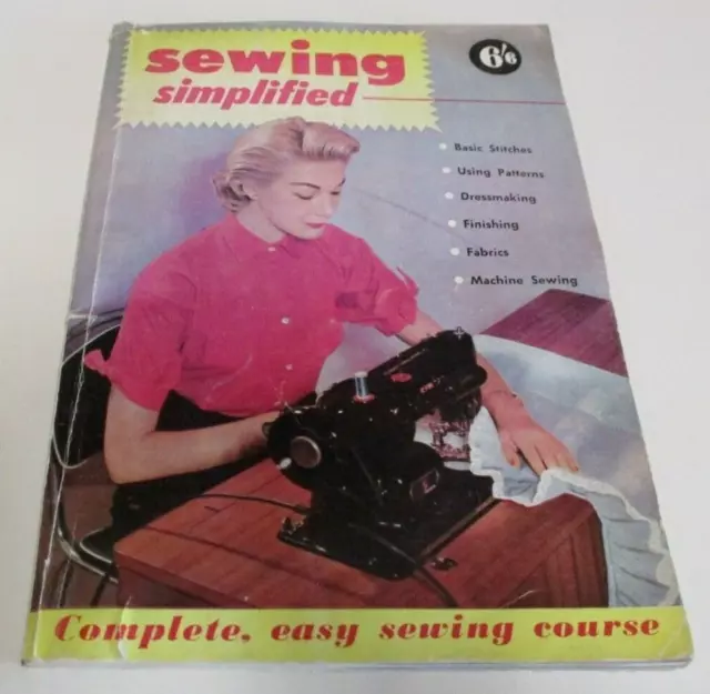 Sewing Simplified - Mary Brooks Picken - Great Advertisements - 98 Pages - 1950