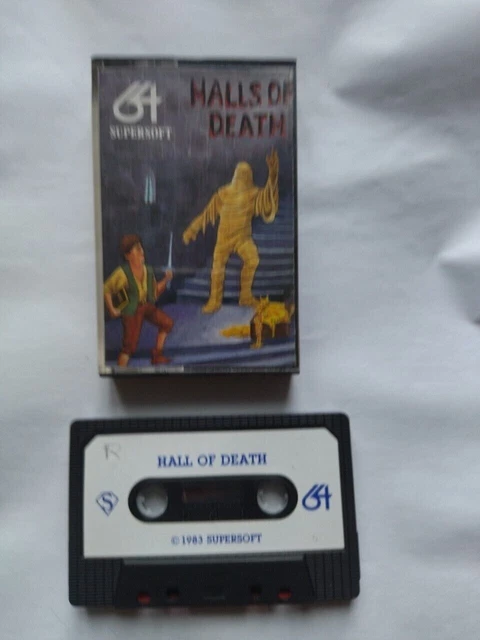 Lot jeux Commodore 64 vintage – Kung Fu Master / Outlaws / Time Tunnel / Asylum cassette - Jeux vidéo