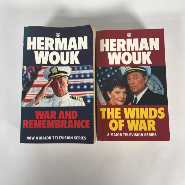 Herman Wouk War And Remembrance & The Winds Of War Paperback Book Bundle