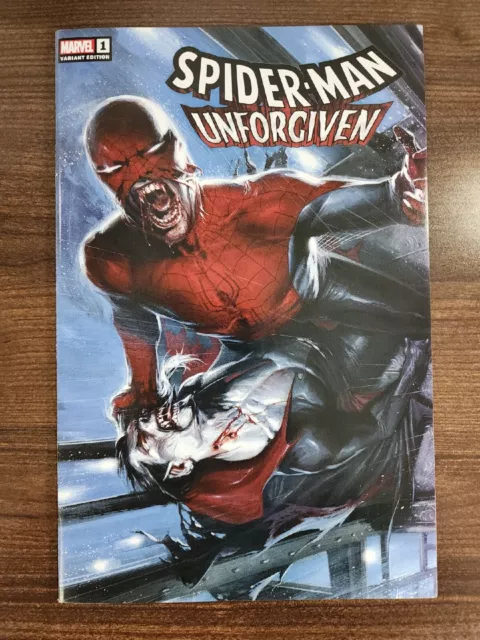 Spider-Man Unforgiven 1 Dell'otto Trade Variant Unread Nm Or Better Condition
