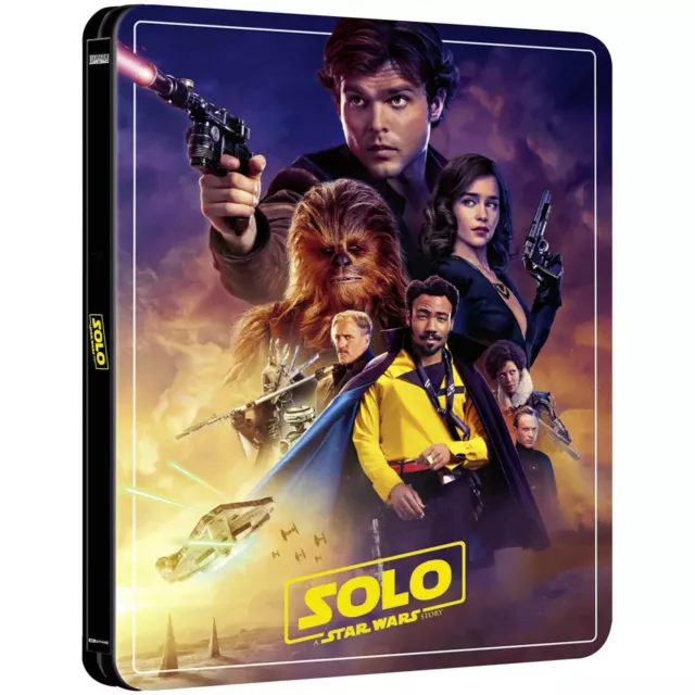 Solo:  A Star Wars Story  4K Bluray Steelbook Ultra Rare New  Oos / Oop