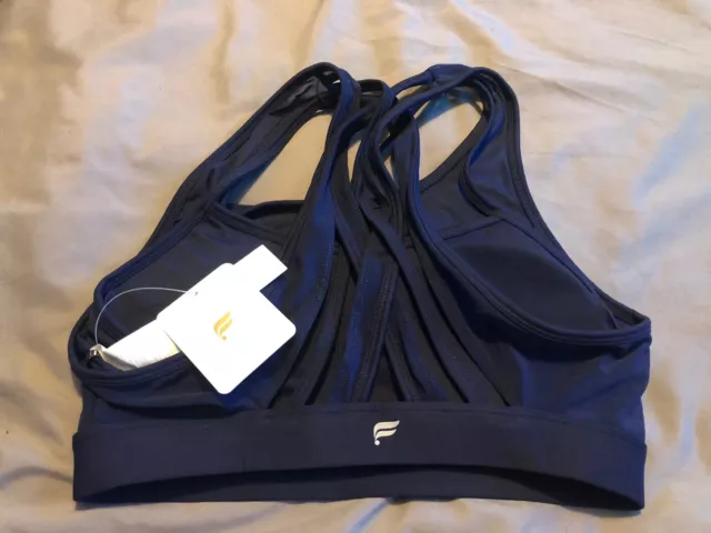 Fabletics navy Faye High Impact Sports Bra - BNWT - Size S