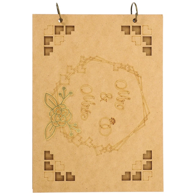 Libro Degli Ospiti Matrimonio 3D A Forma Di Cuore Con Albero Della Vita – Cornice In Legno, 40x60 Cm, 150 Cuoricini, Personalizzabile - 3