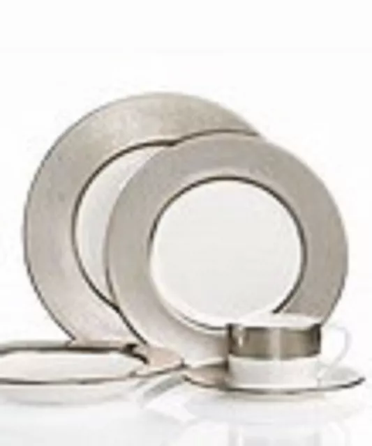Lenox Donna Karan***Platinum Voile***5 Piece Place Setting*** Brand New!