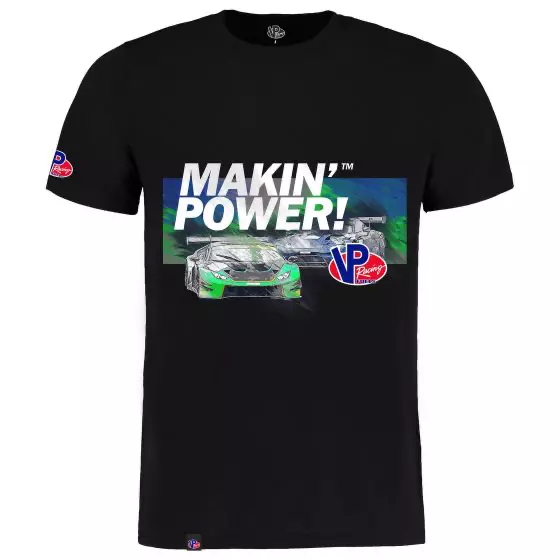 Official VP Racing Black Makin' Power Track Car  T Shirt + Free Lanyard - New